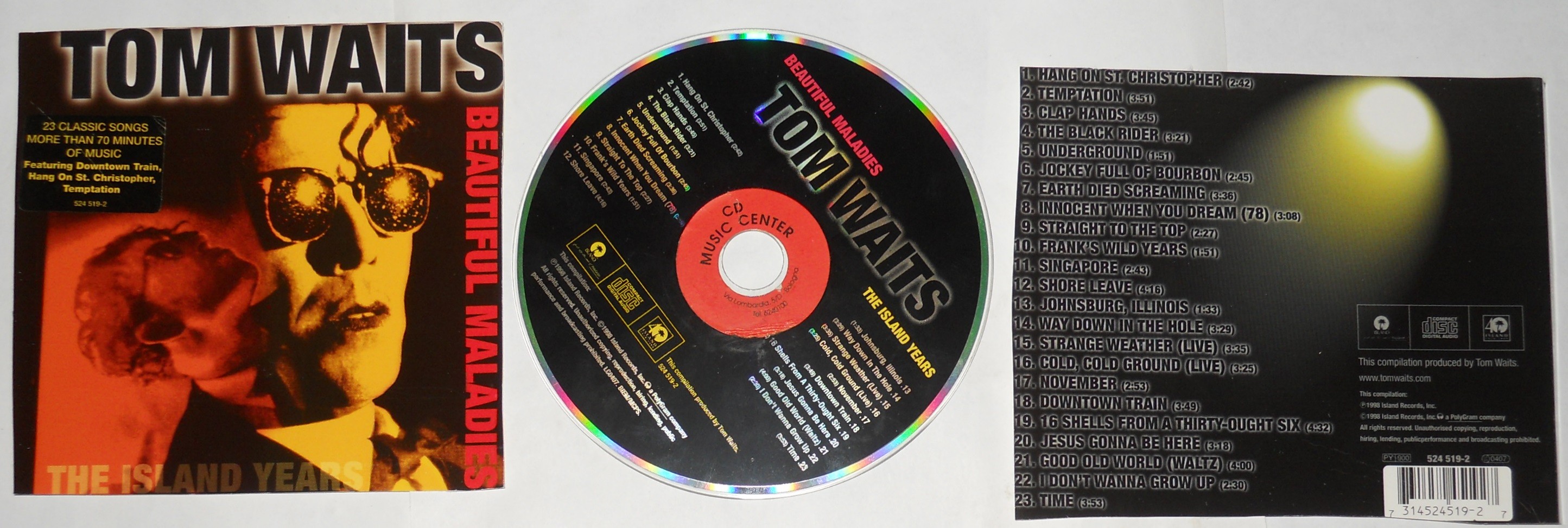 Tom Waits - Beautiful Maladies: The Island Years 
