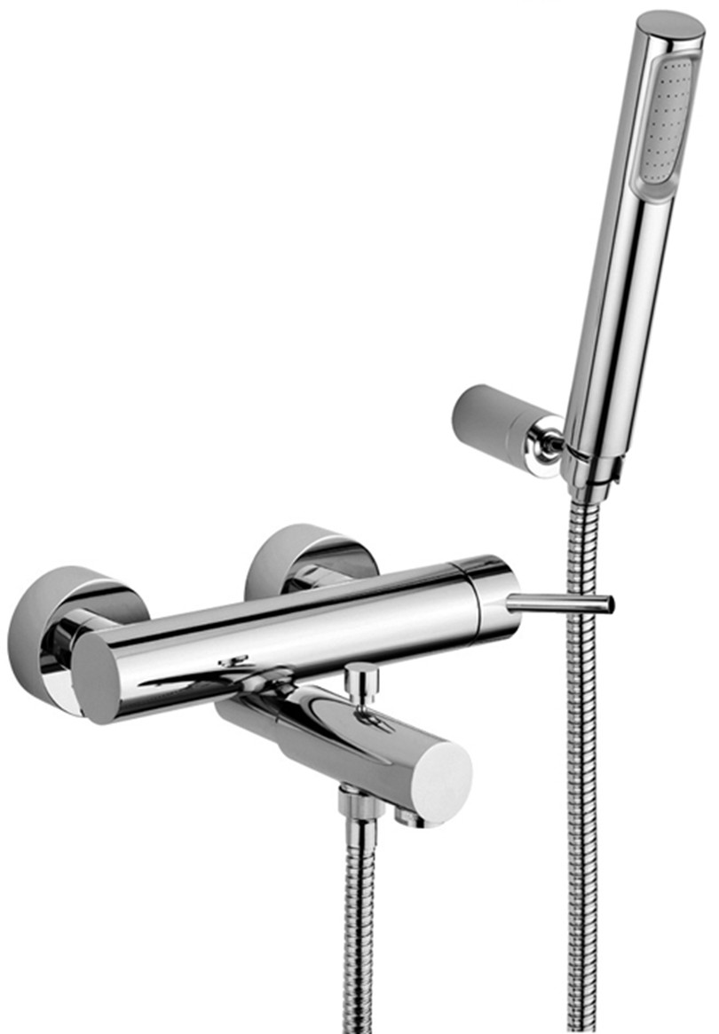 BIRILLO Miscelatore vasca duplex con supporto regolabile Evo