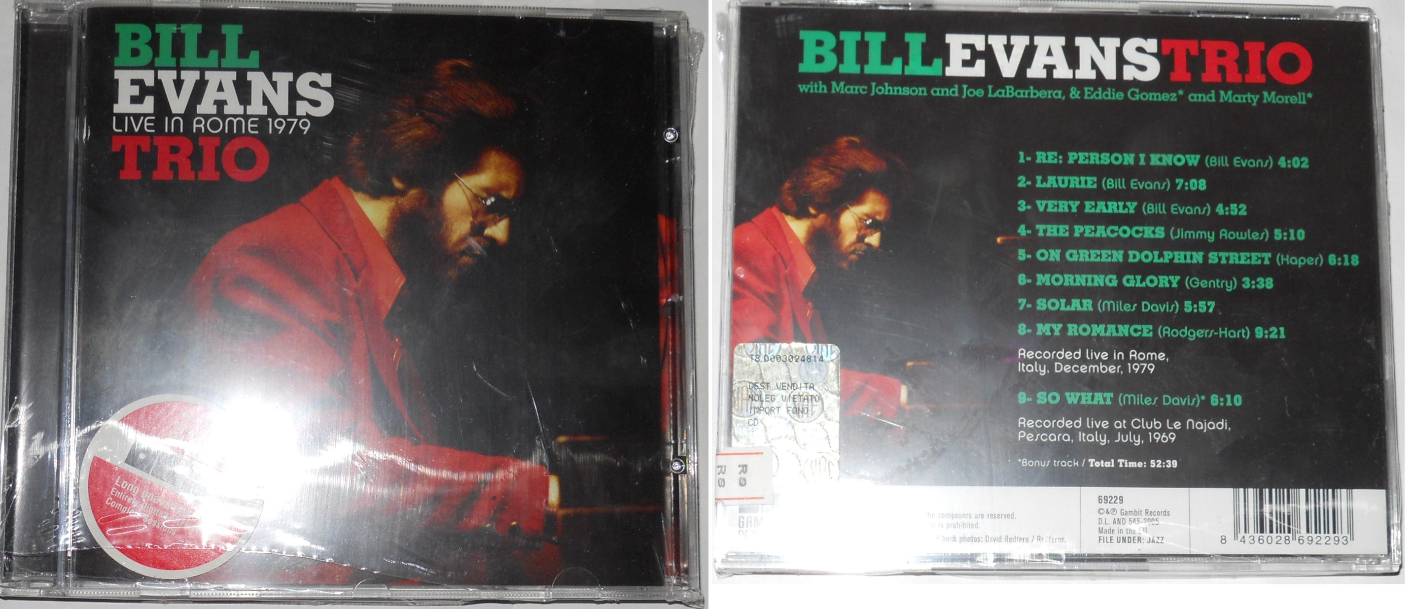 Bill Evans Trio - Live in Rome 1979