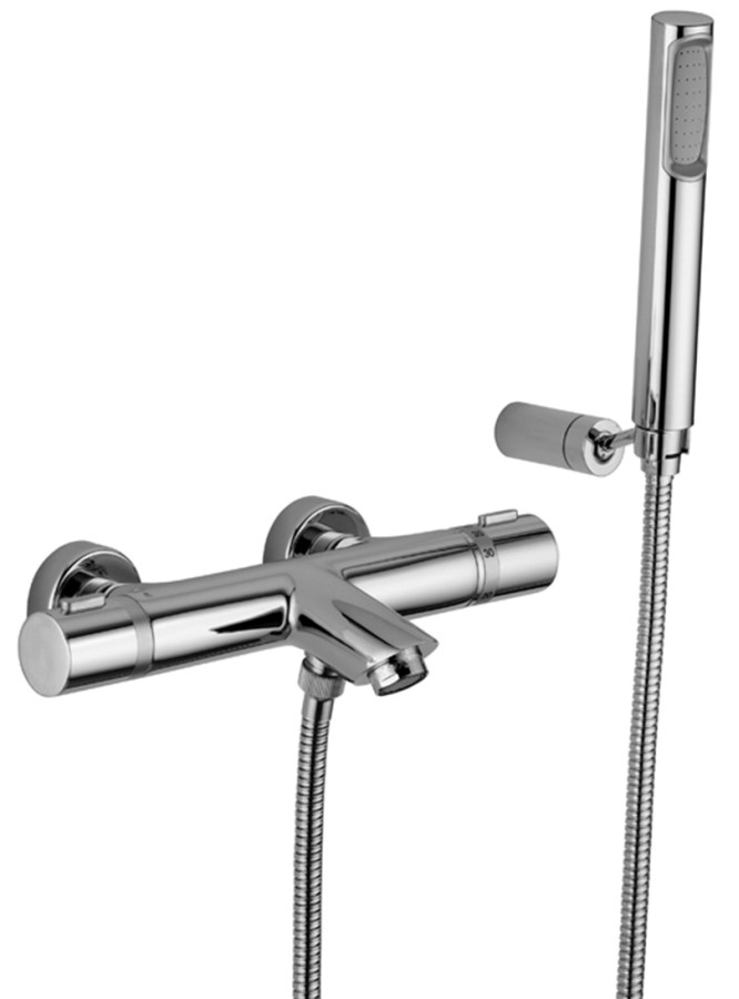 BIRILLO NEW Miscelatore termostatico vasca con duplex