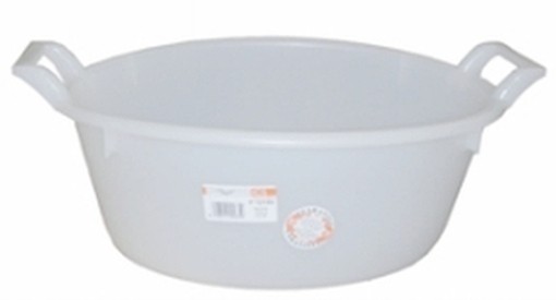 BACINELLE OVALI BIANCHE LT.18 CM.50