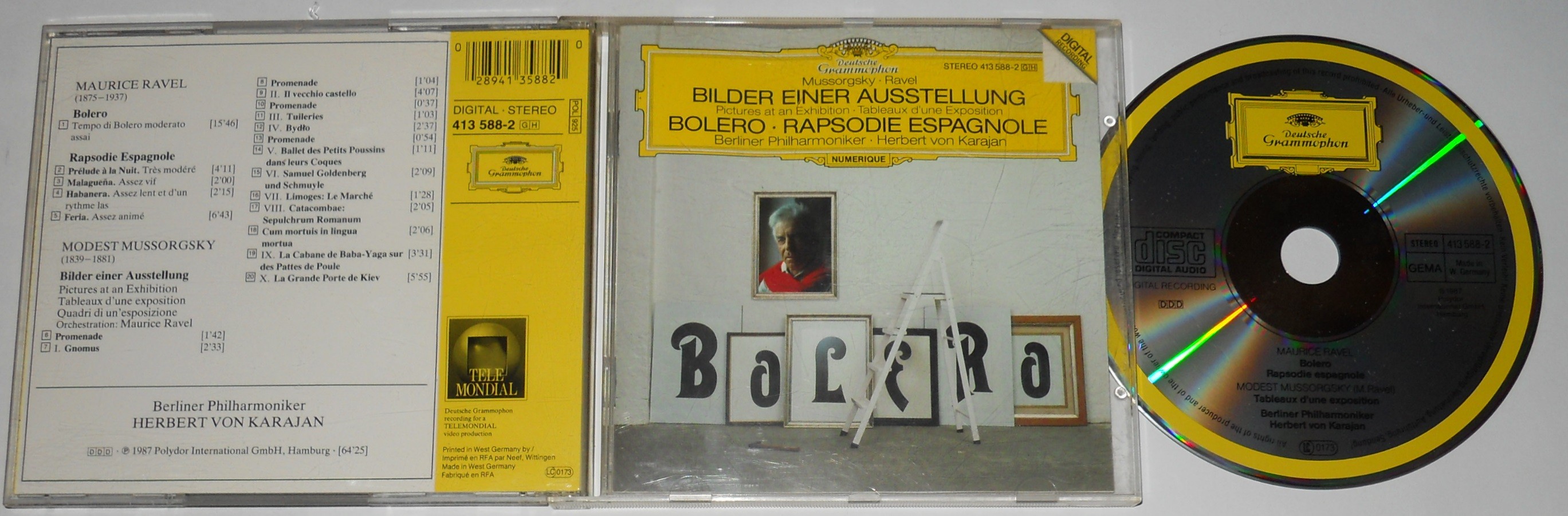 Ravel, Mussorgsky - Bolero / Rapsodie Espagnole / Bilder Einer Ausstellung