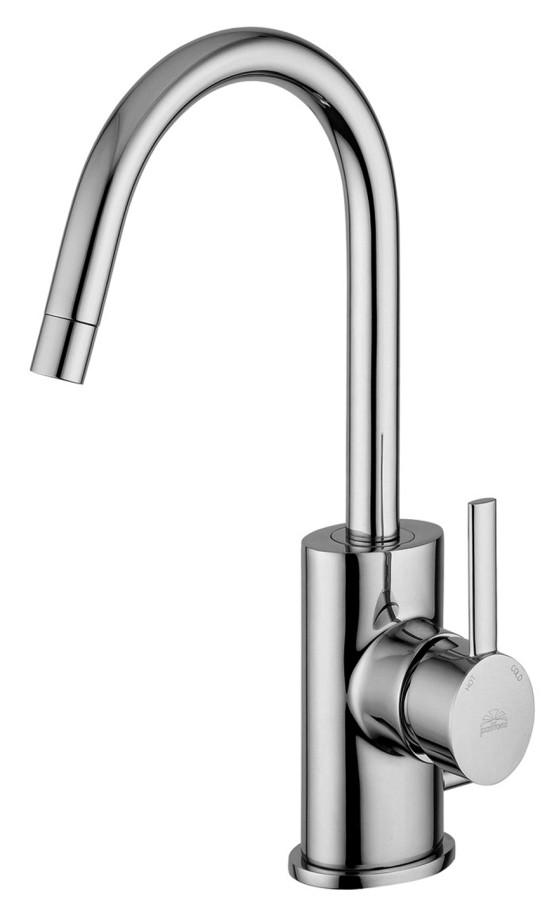 BERRY Miscelatore lavabo girevole ellittico Scarico Automatico 1' 1/4 con tonda