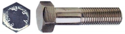 PEZZI 50-BULLONI R80 MEZZO FILETTO 16X 70 ZINCATI