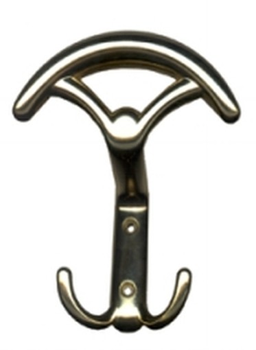 PEZZI 12-APPENDIABITI KRONOS OTTONE LUCIDO