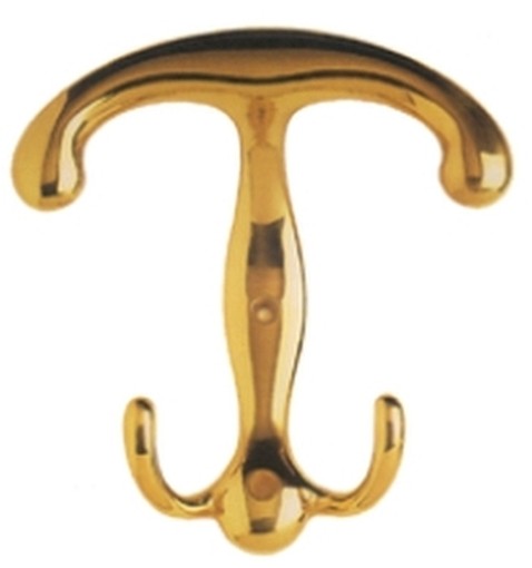 PEZZI 6-APPENDIABITI 875 OTTONE LUCIDO