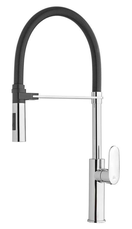 CANDY Miscelatore cucina Professional 2 Getti con molla NERA