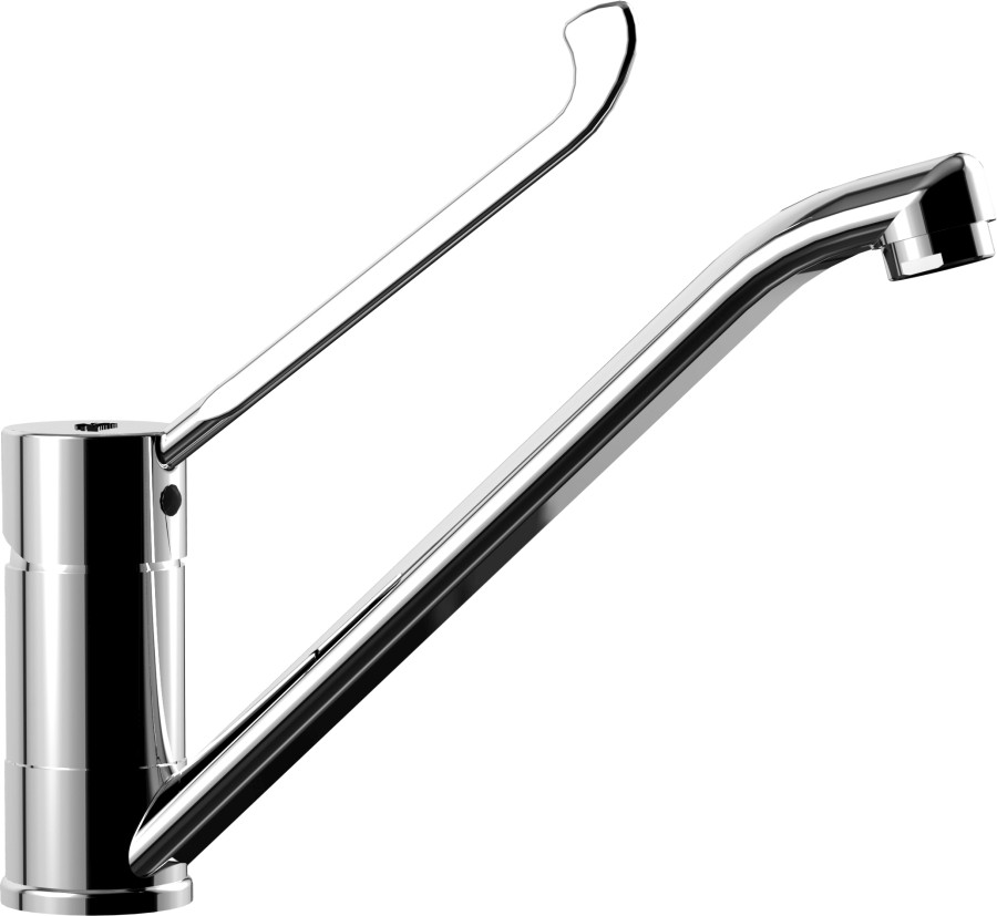 CANDY Miscelatore monoforo lavello canna tubo con leva clinica
