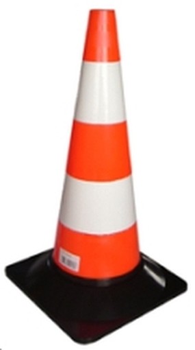 PEZZI 10-CONI BICOLORE H.50 CON BASE ASTA B