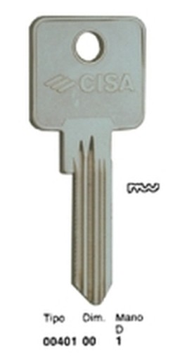 PEZZI 50-CHIAVI CISA 00401 DX