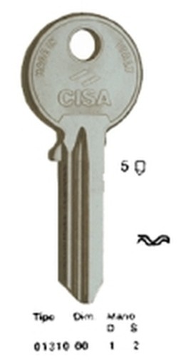 PEZZI 50-CHIAVI CISA 01310 DX (CS206)