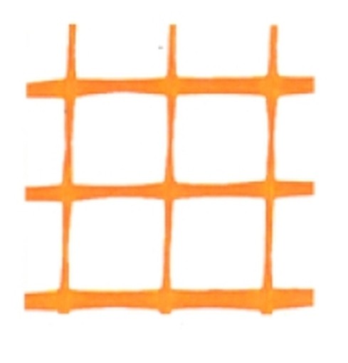 RETE INTONACO FIBRA VETRO ARANCIONE H.1X50