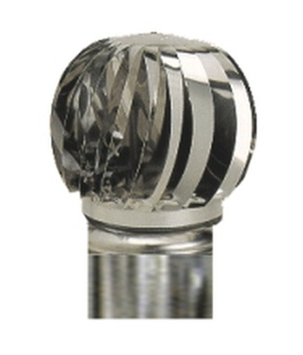 CAPPELLI EOLICI INOX D.CM.12