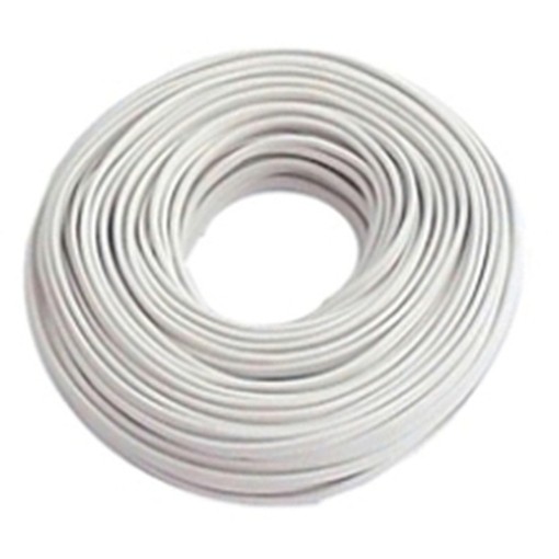 CAVO ELETTRICO BIPOLARE PIATTO 2X0,75 BIAN.100M