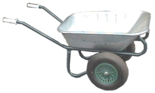 CARRIOLE FORT ZINCATE 2 RUOTE
