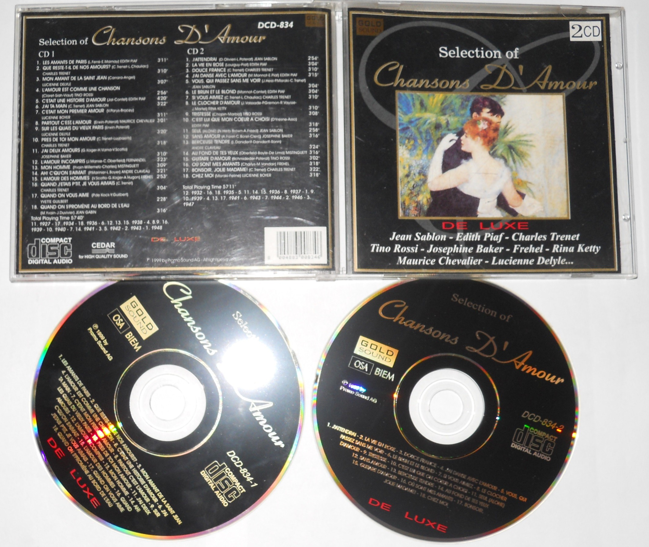 Selection of Chansons D'Amour