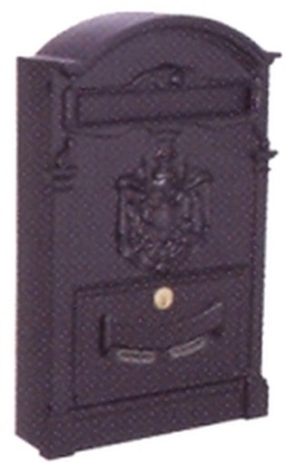 CASSETTE LETTERA POSTALI RESIDENCE NERE