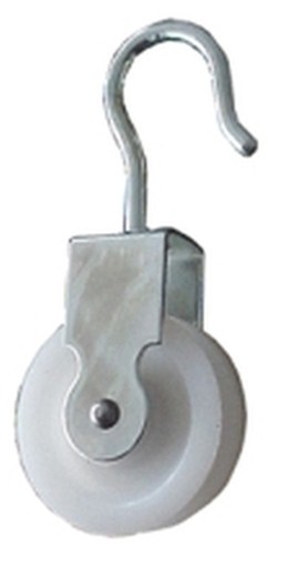 PEZZI 24-CARRUCOLE NYLON CON CUSCINETTO