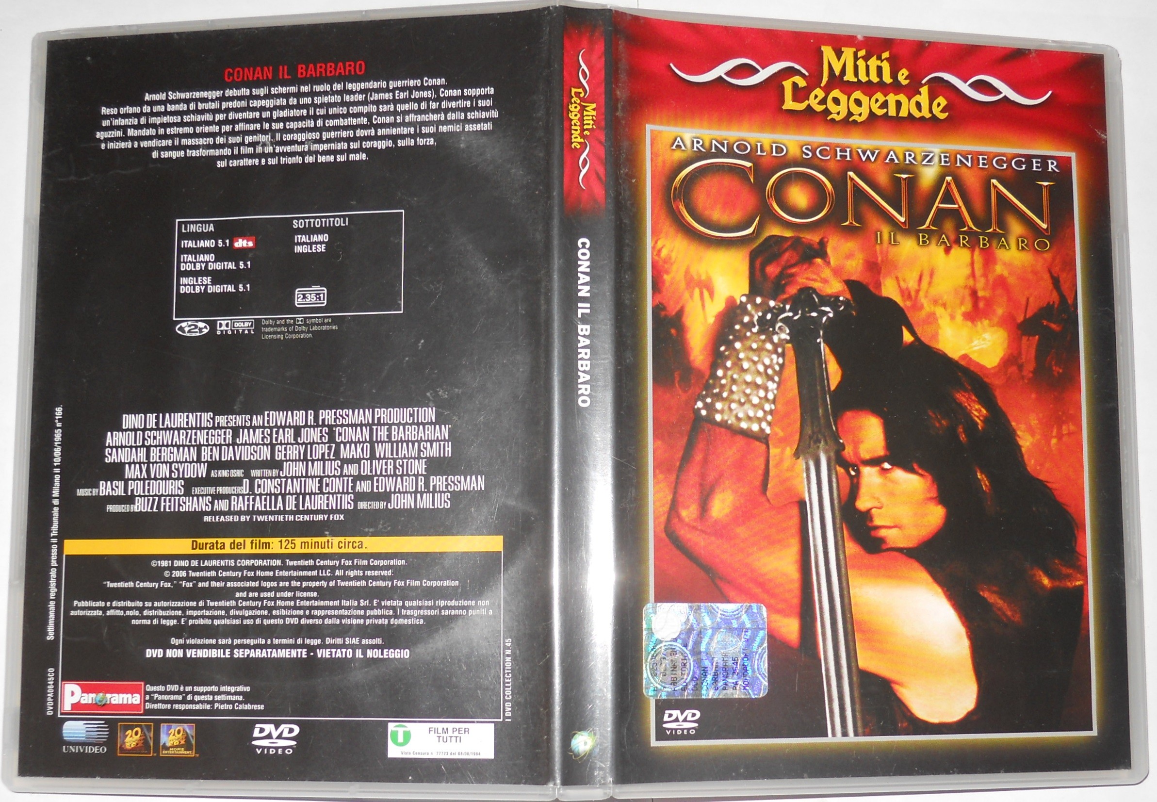 Conan il Barbaro - DVD Editoriale