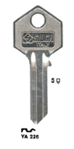 PEZZI 100-CHIAVI SILCA YALE YA226