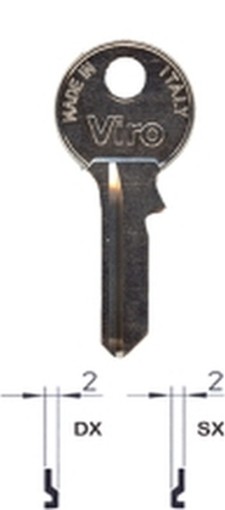 PEZZI 100-CHIAVI VIRO 013.1 DX