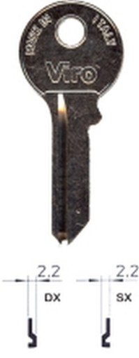 PEZZI 100-CHIAVI VIRO 015.1 DX