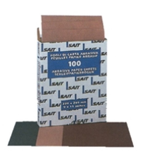PEZZI 100-CARTA VETRO SAIT G100 23X28