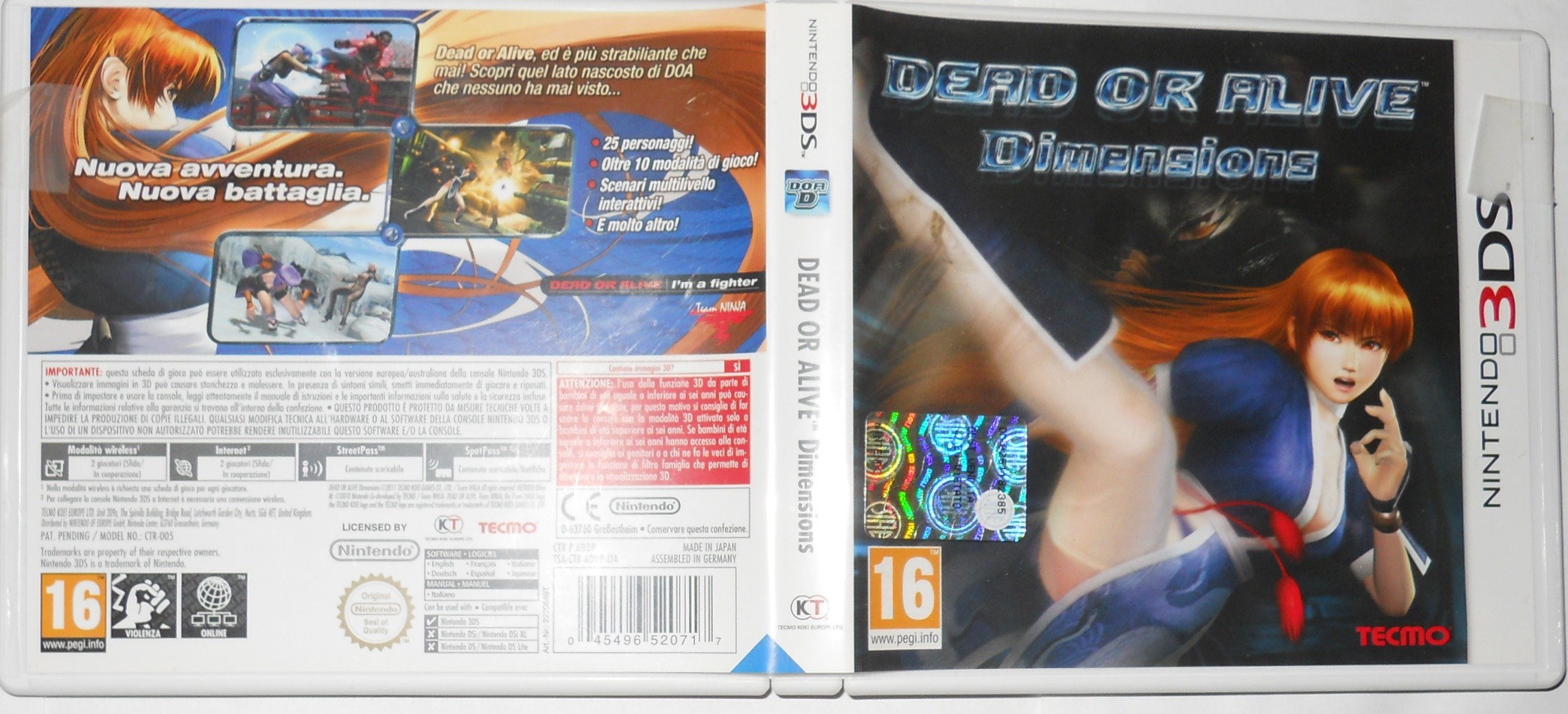 Dead Or Alive Dimensions - Nintendo 3DS