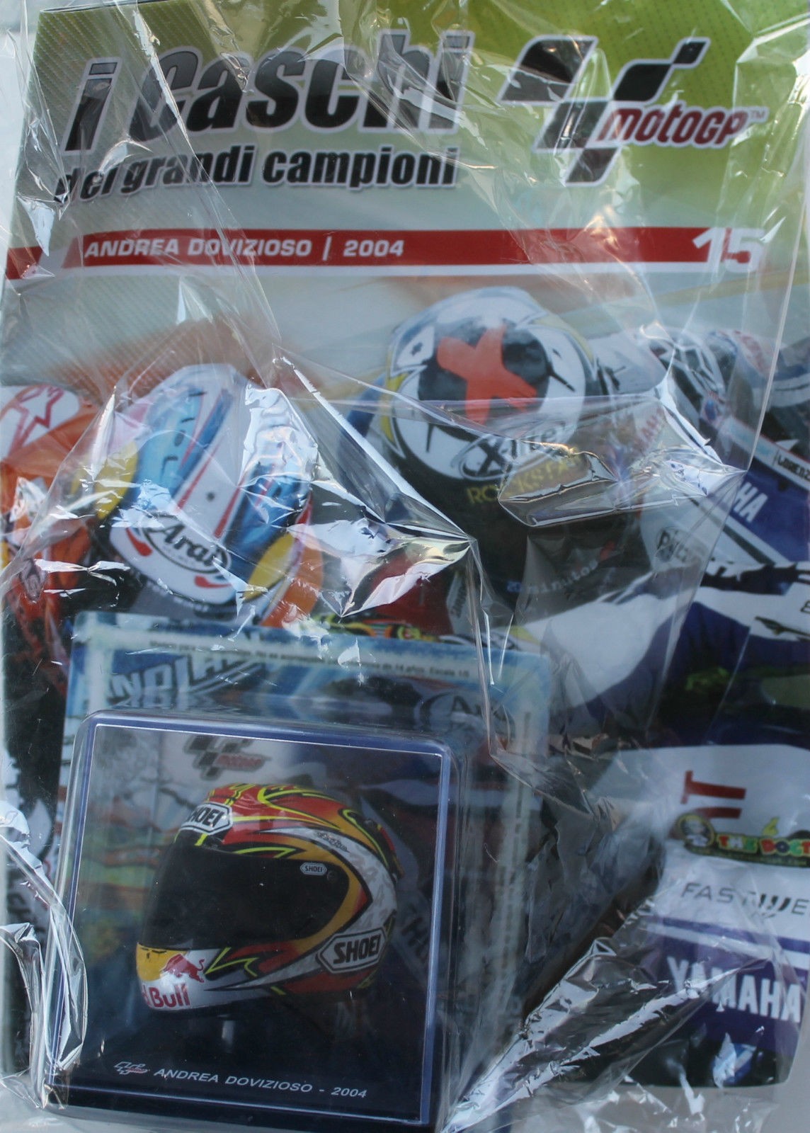 I caschi dei grandi campioni n.15. Andrea Dovizioso 2004. Scala 1:5 De Agostini