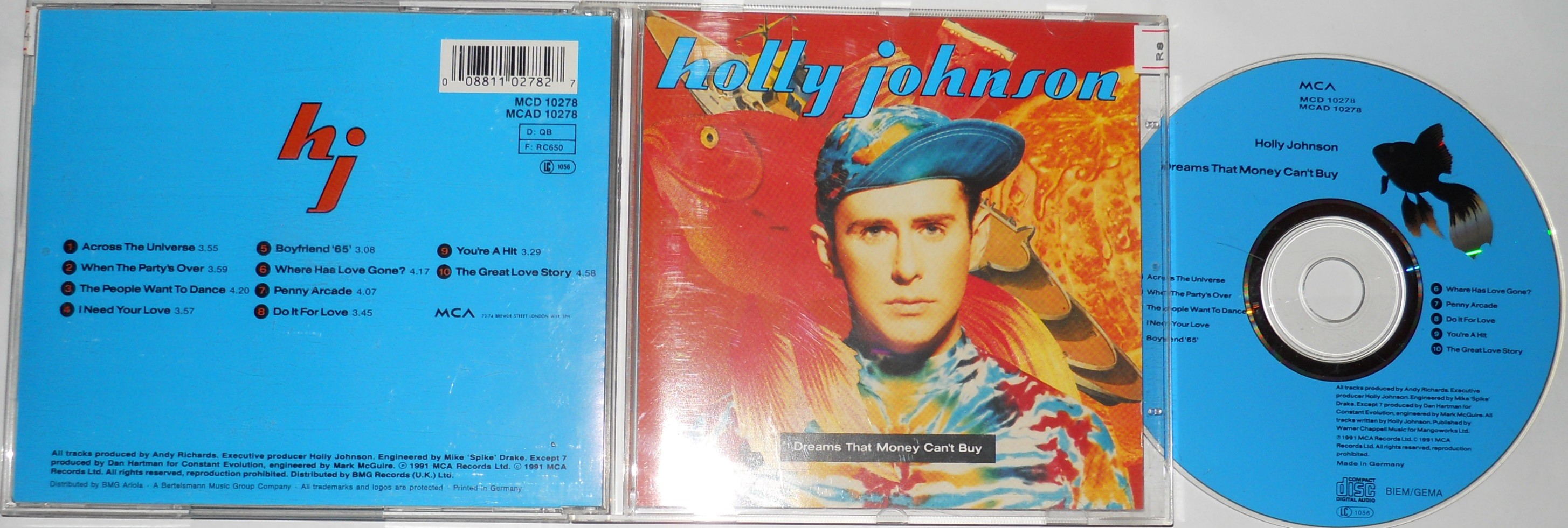 Holly Johnson - Dreams That Money Can't Buy 
