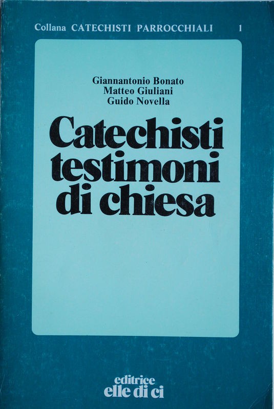 Catechisti testimoni in chiesa