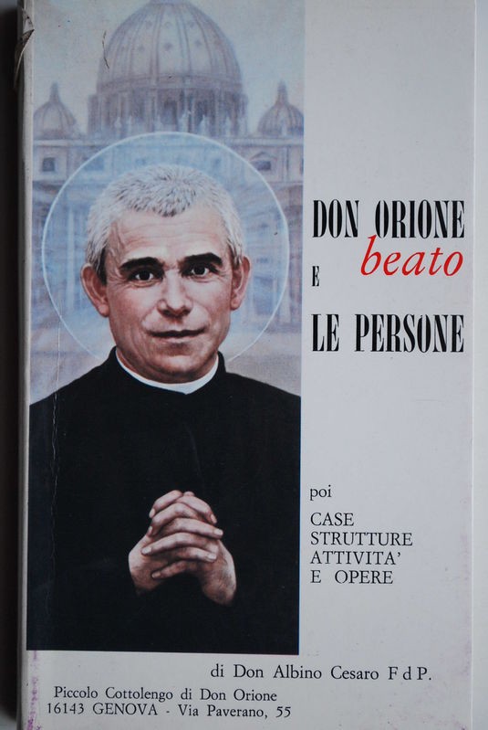 Don Orione beato e le persone
