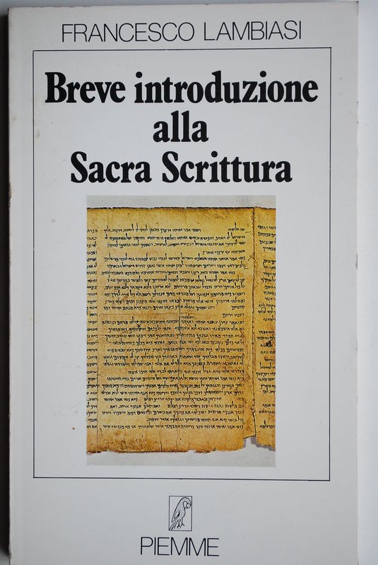 Breve introduzione alla Sacra Scrittura