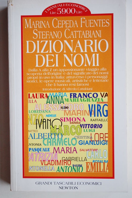 Dizionario – dei nomi
