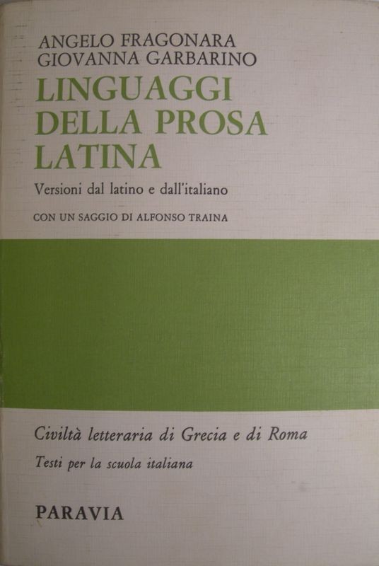 Linguaggi della prosa latina