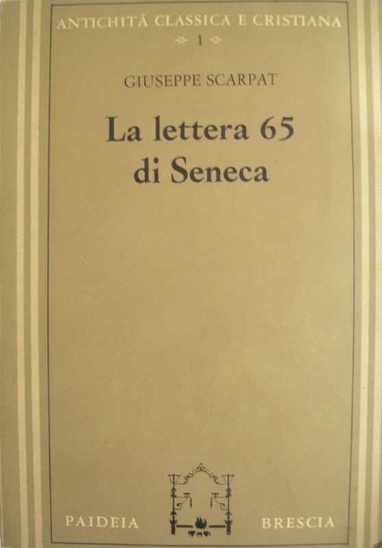 La lettera 65 di Seneca
