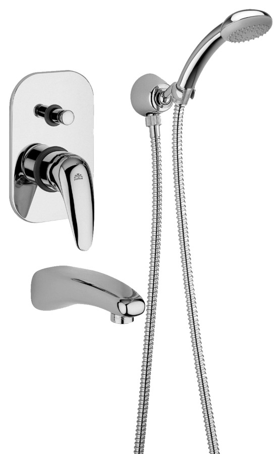 DUEMILA Gruppo incasso con deviatore + bocca/duplex