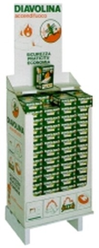 ESPOSITORE ACCIAIO DIAVOLINA 40CUBI 240SC