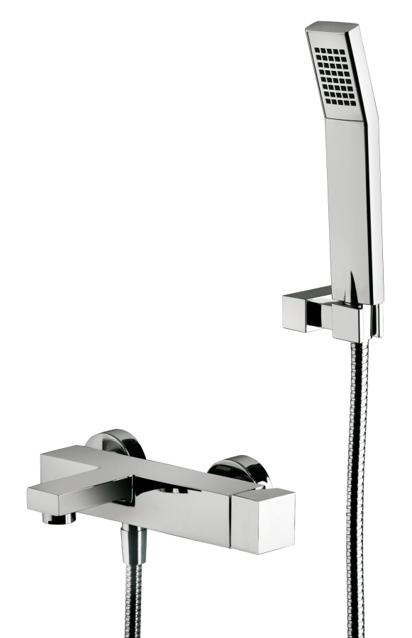 ELLE Miscelatore vasca con duplex leva Cubo