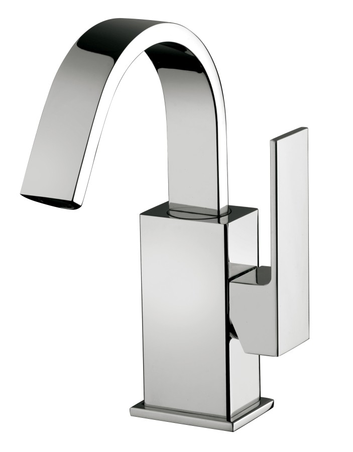 ELLE Miscelatore bidet girevole Scarico Automatico 1' canna piatta