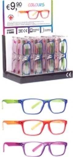 ESPOSITORE OCCHIALI LETTURA COLOURS 12PZ