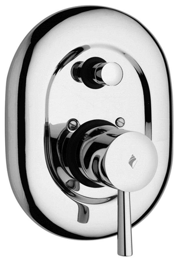 EVO Miscelatore incasso con deviatore piastra Lusso