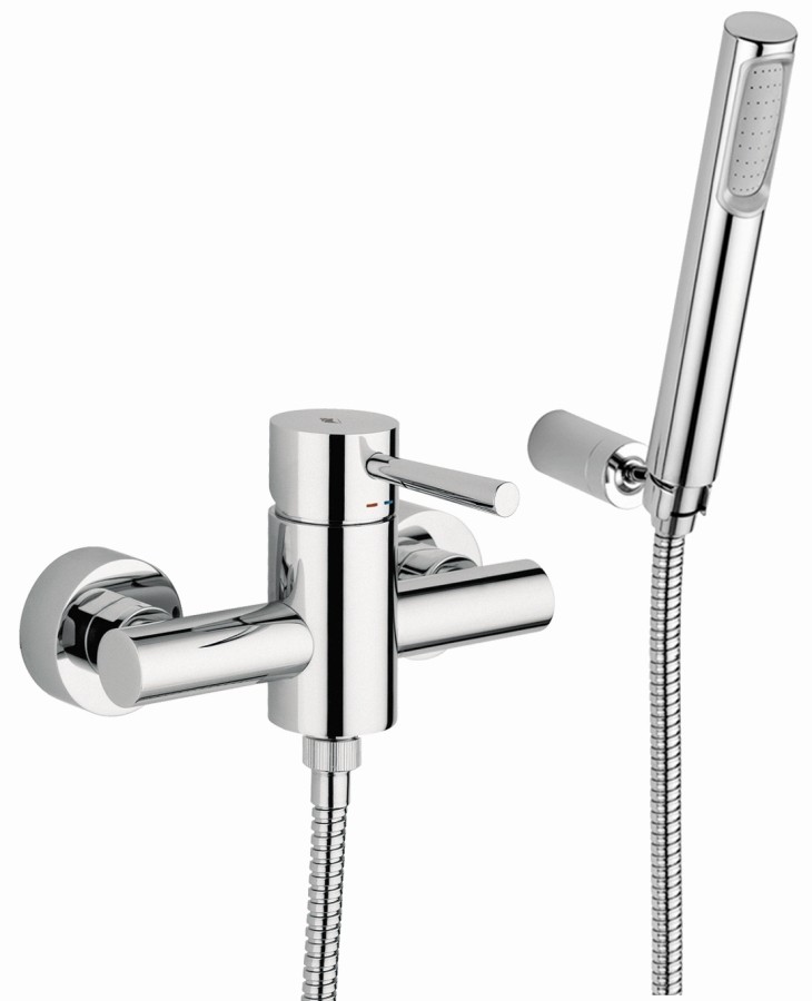 EVO Miscelatore doccia est. 1/2' con duplex regol.