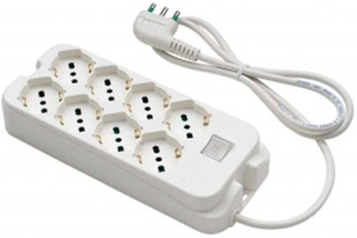 PRESE MULTIPLE 40440 8U+I. BIANCO