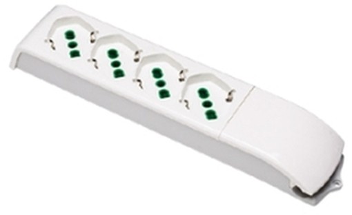 PRESE MULTIPLE 410130 4U SENZA CAVO BIANCO