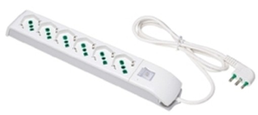 PRESE MULTIPLE 410240 6U+INT. BIANCO