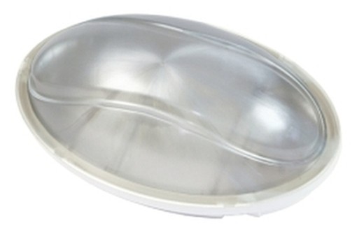 PLAFONIERE FME OVALI 100W MAXI BIANCO 