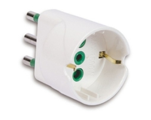 PEZZI 50-ADATTATORI FME 82610-E 16A BIANCO 