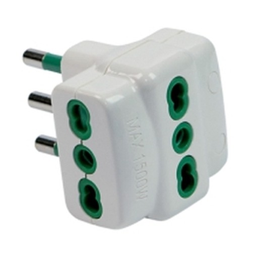 PEZZI 50-ADATTATORI FME 82630-E 16A BIANCO 