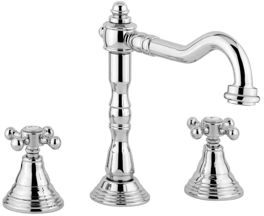 CAMILLA Batteria lavabo Scarico Automatico 1'1/4